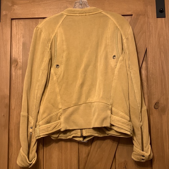 Free People Mustard Utility Jacket, Size S - Picture 2 of 5
